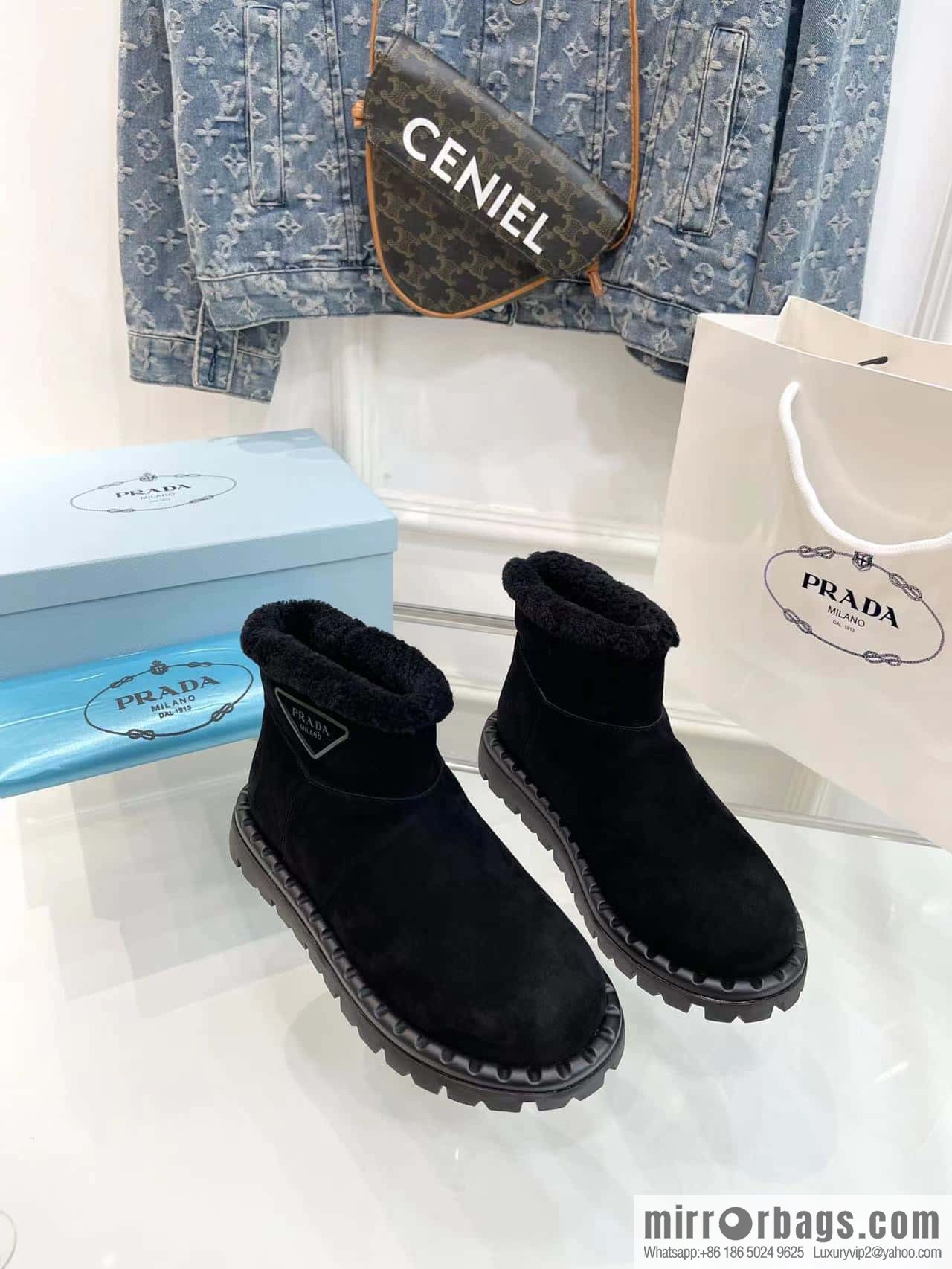 🐰🐰Prada King Fried, Snow Boots, Ski Boots Prada Limited Collection
