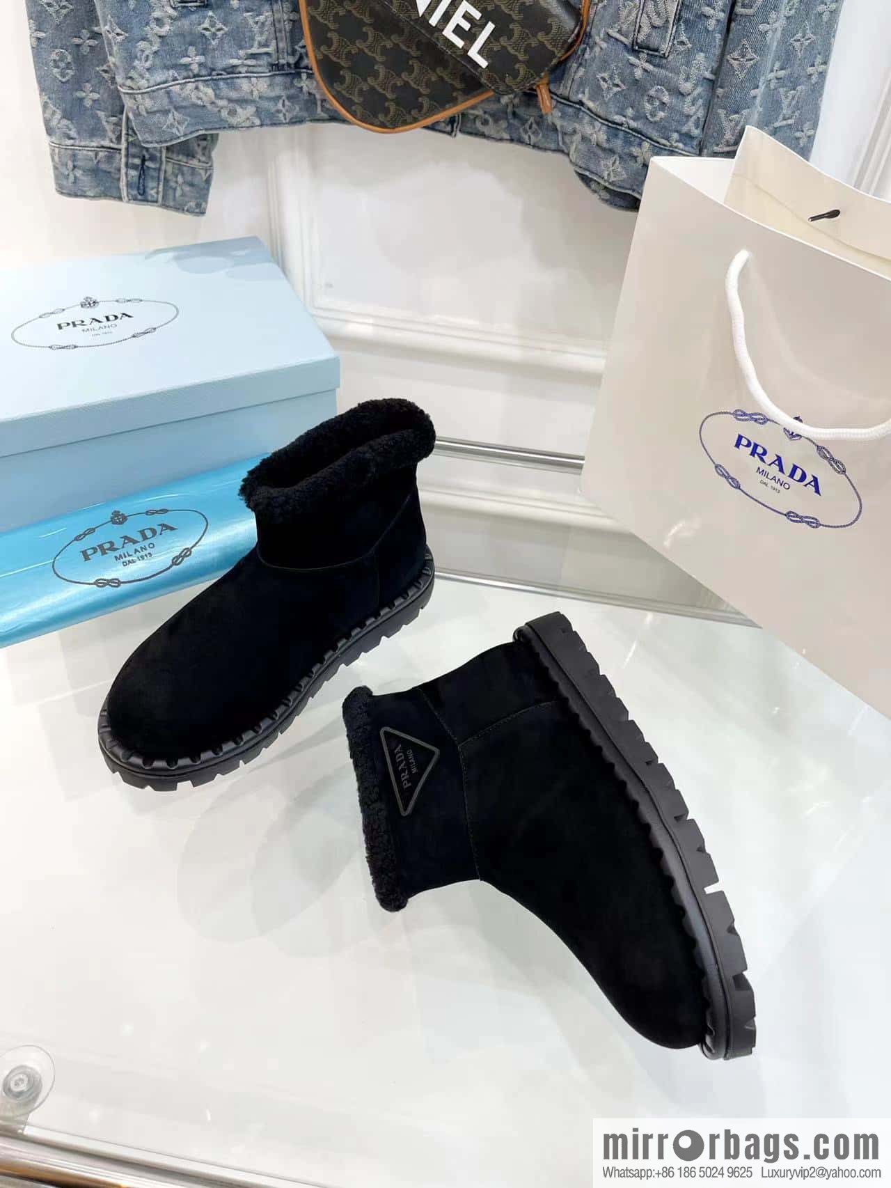 🐰🐰Prada King Fried, Snow Boots, Ski Boots Prada Limited Collection