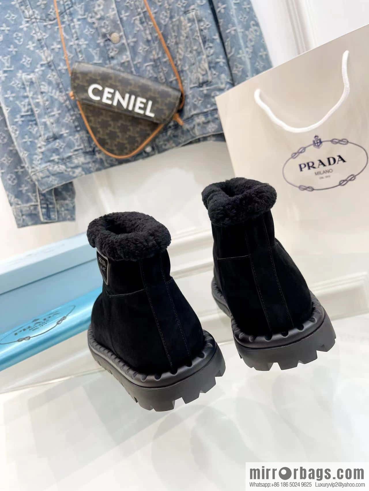 🐰🐰Prada King Fried, Snow Boots, Ski Boots Prada Limited Collection