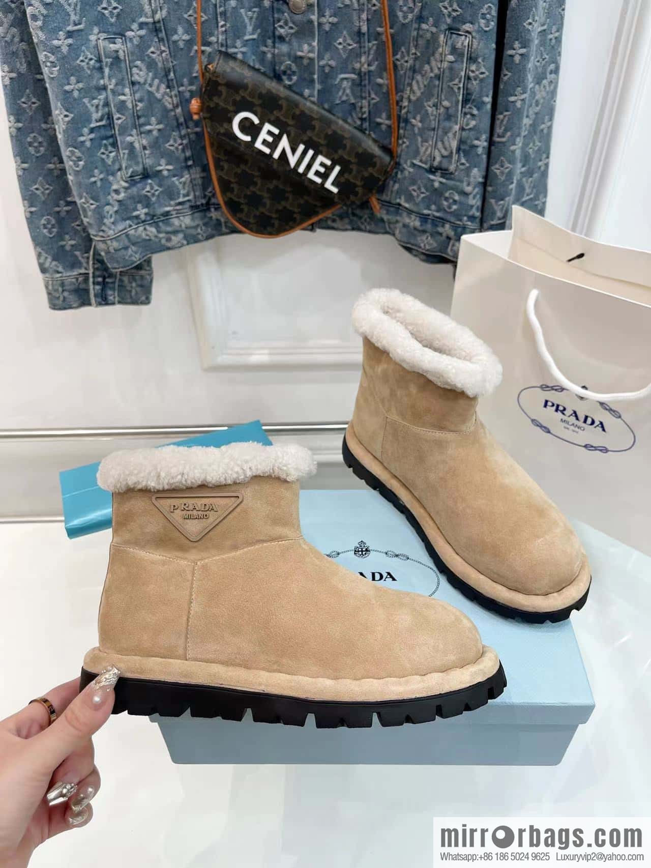 🐰🐰Prada King Fried, Snow Boots, Ski Boots Prada Limited Collection