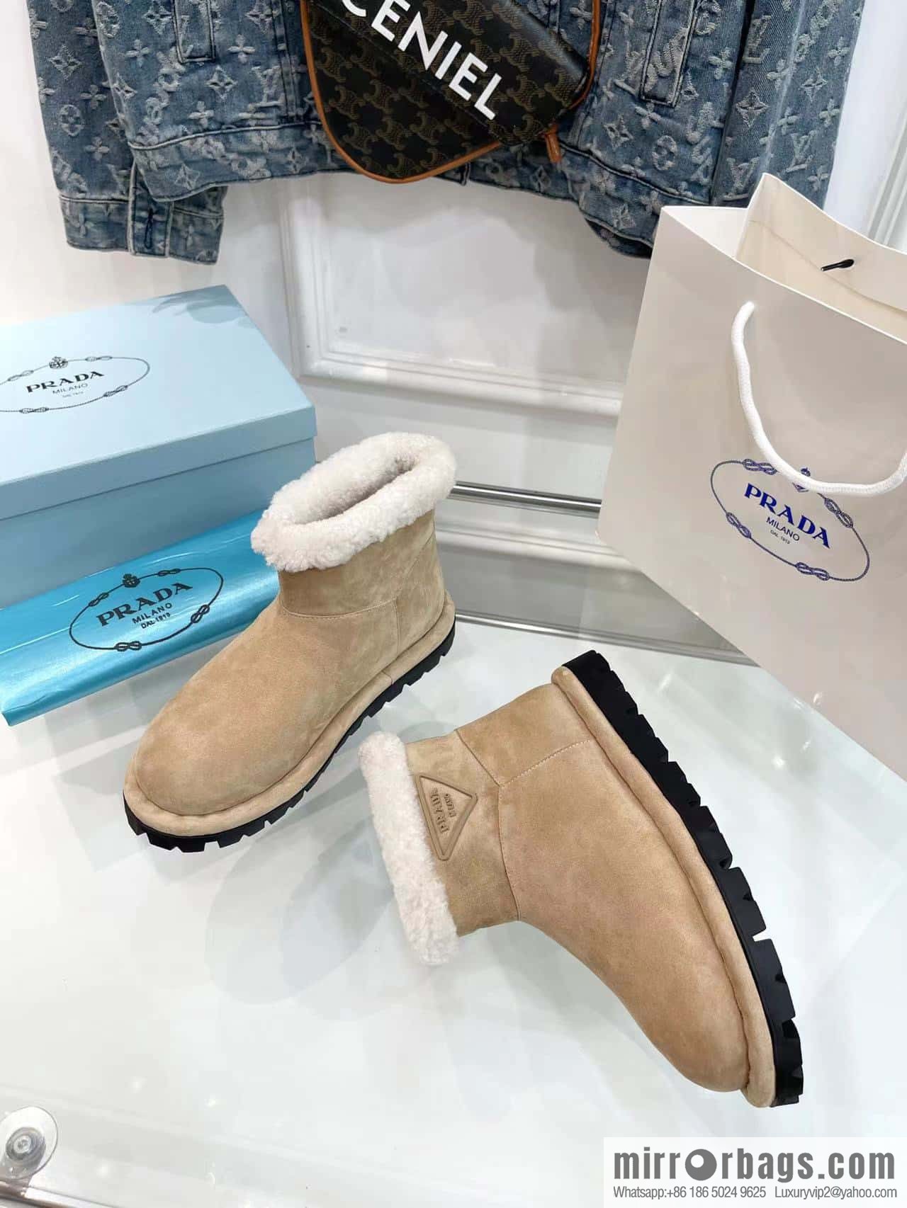 🐰🐰Prada King Fried, Snow Boots, Ski Boots Prada Limited Collection