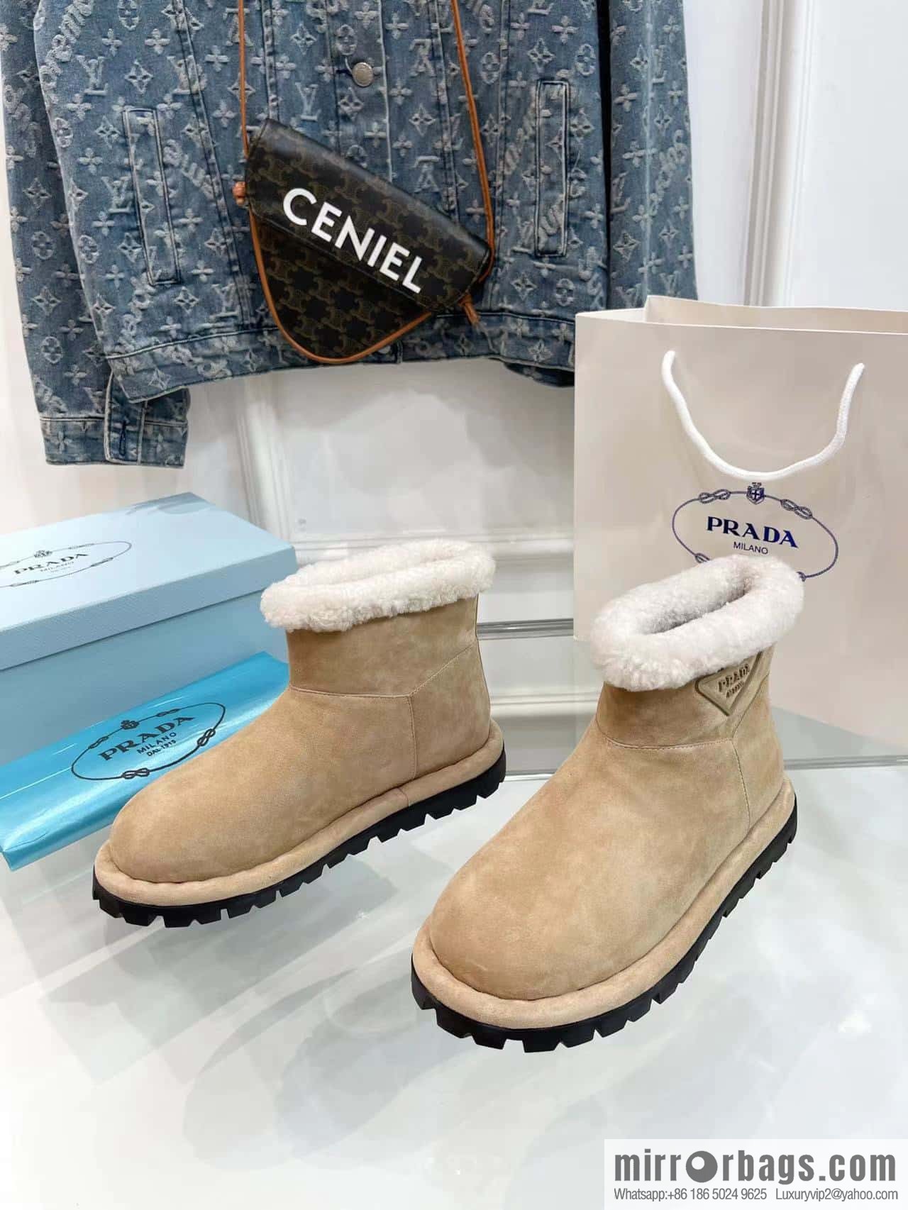 🐰🐰Prada King Fried, Snow Boots, Ski Boots Prada Limited Collection