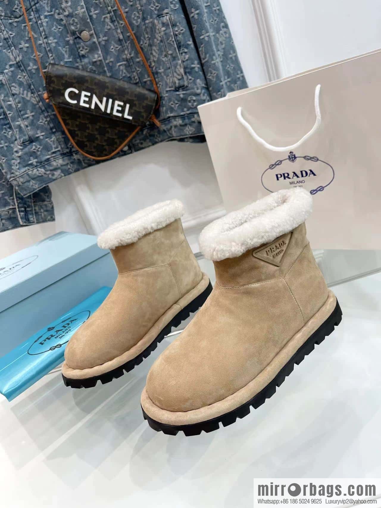 🐰🐰Prada King Fried, Snow Boots, Ski Boots Prada Limited Collection
