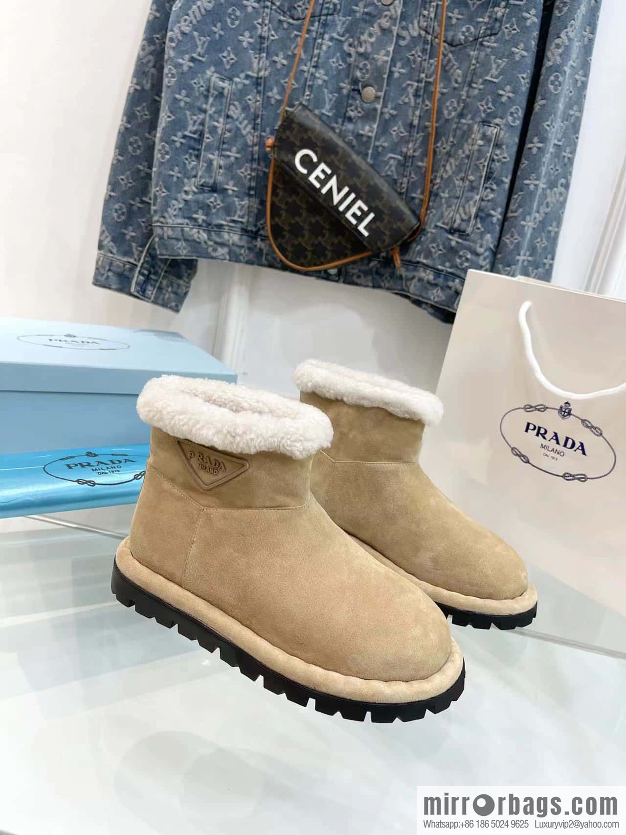 🐰🐰Prada King Fried, Snow Boots, Ski Boots Prada Limited Collection