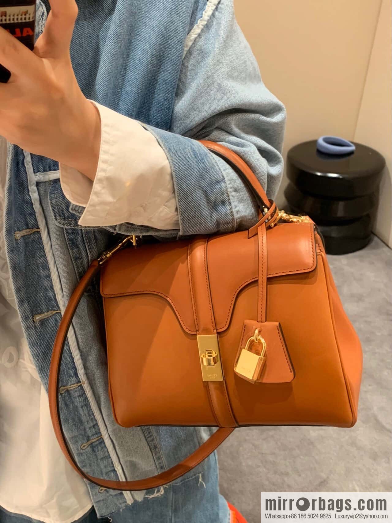 [Premium quality, all-steel hardware] CELINE's latest classic bag tote bag number: 188003BF9.04LU