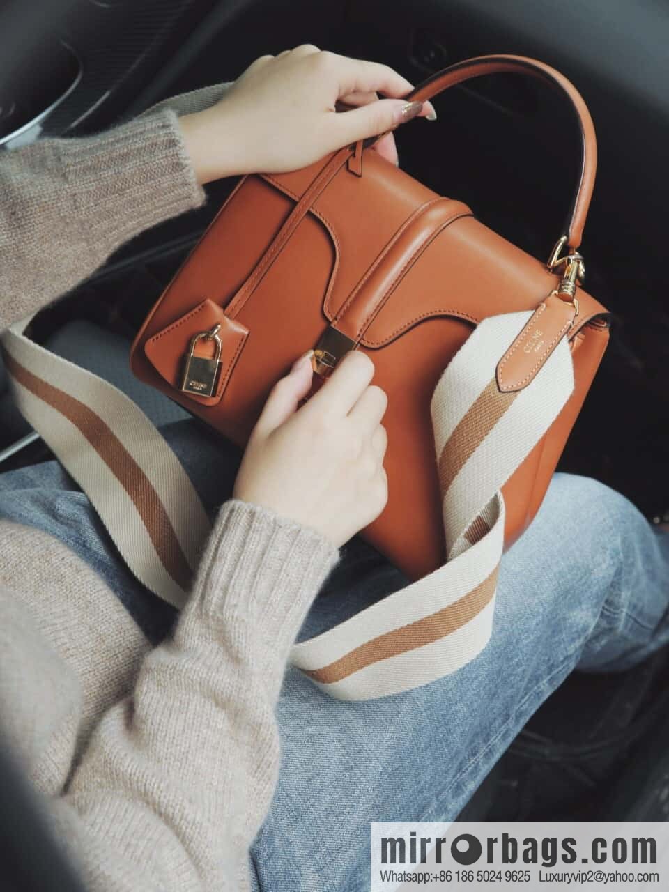 [Premium quality, all-steel hardware] CELINE's latest classic bag tote bag number: 188003BF9.04LU
