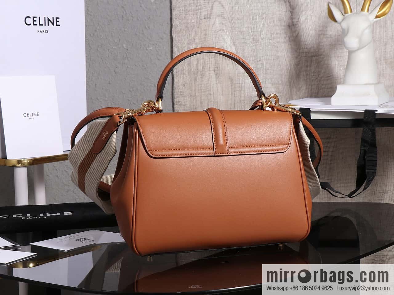 [Premium quality, all-steel hardware] CELINE's latest classic bag tote bag number: 188003BF9.04LU
