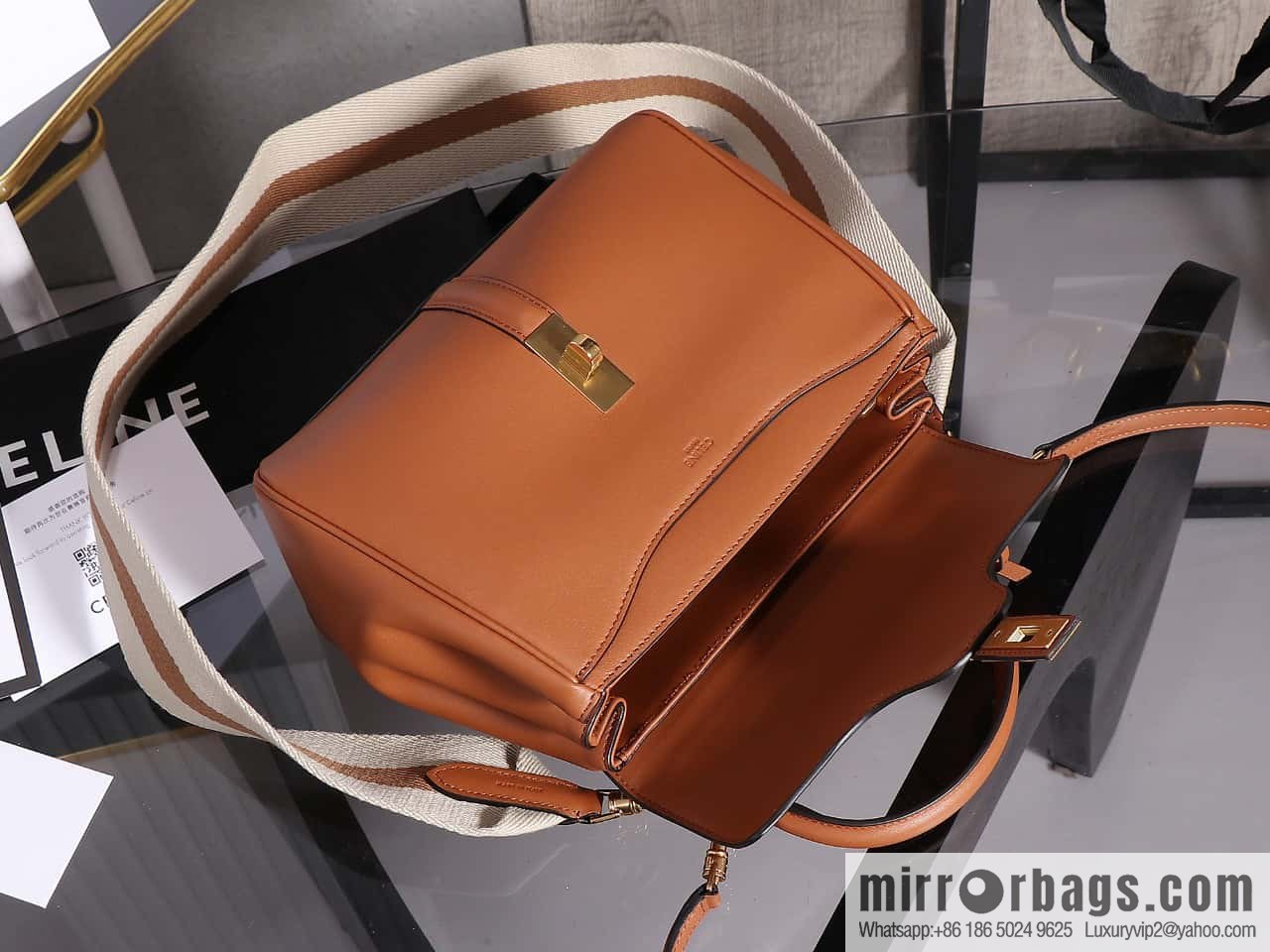 [Premium quality, all-steel hardware] CELINE's latest classic bag tote bag number: 188003BF9.04LU