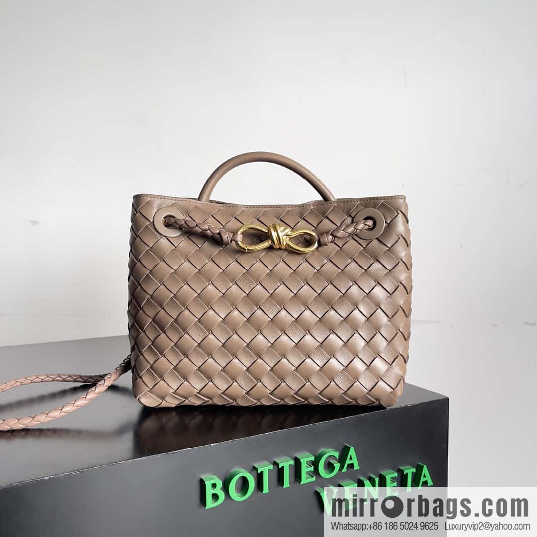 BV's 2023 new Andiamond tote bag small model number: 743568 khaki