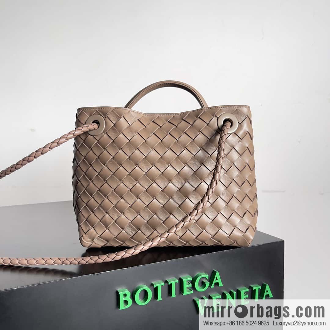 BV's 2023 new Andiamond tote bag small model number: 743568 khaki