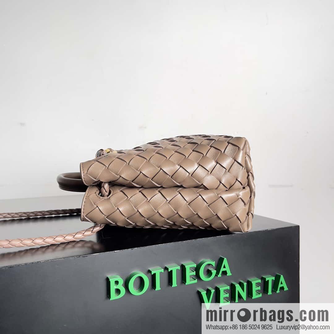 BV's 2023 new Andiamond tote bag small model number: 743568 khaki
