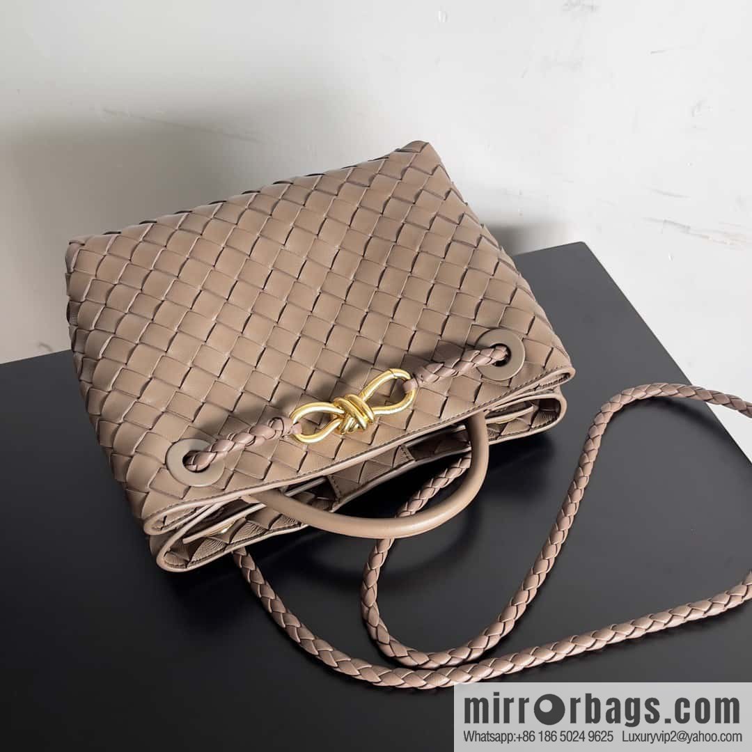 BV's 2023 new Andiamond tote bag small model number: 743568 khaki