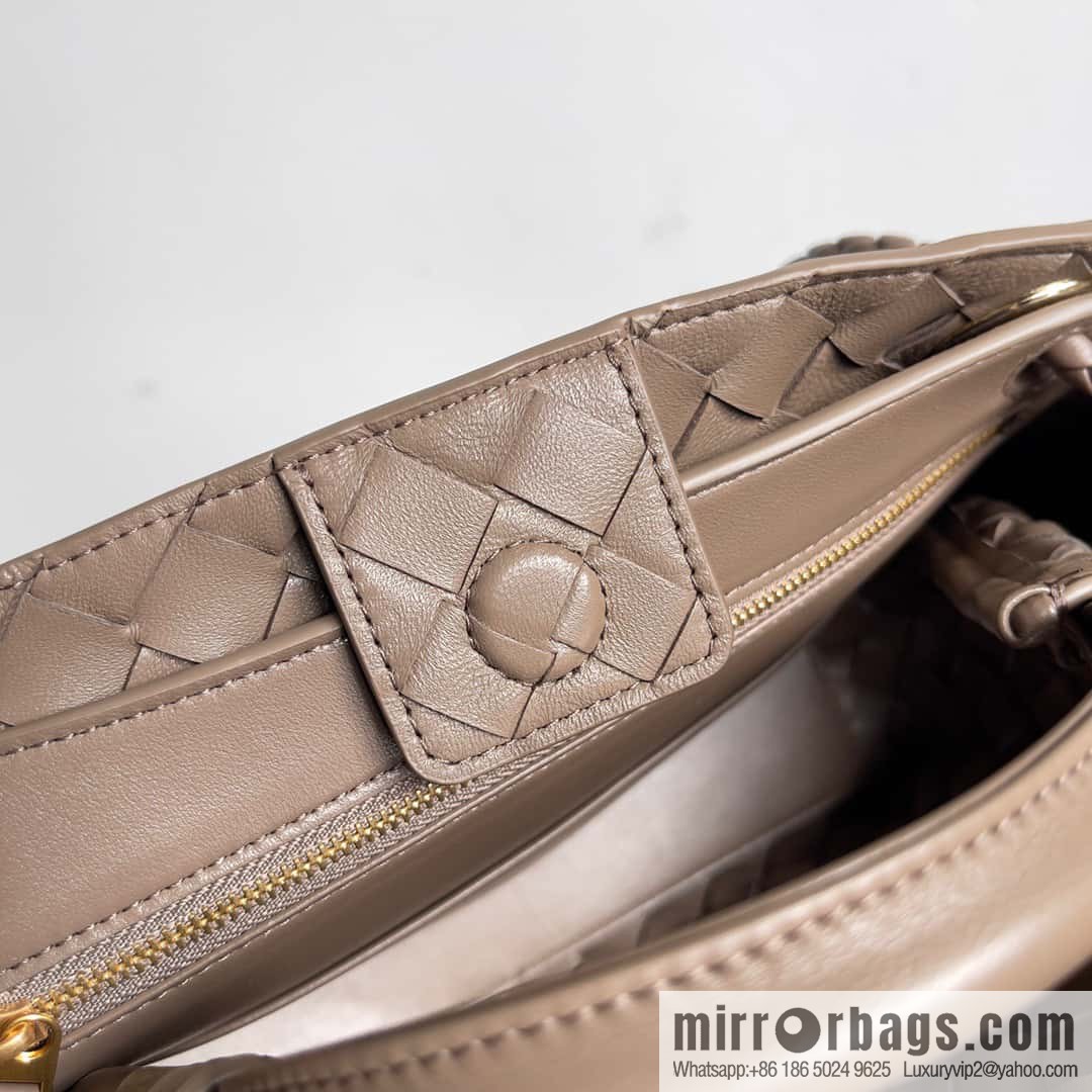 BV's 2023 new Andiamond tote bag small model number: 743568 khaki