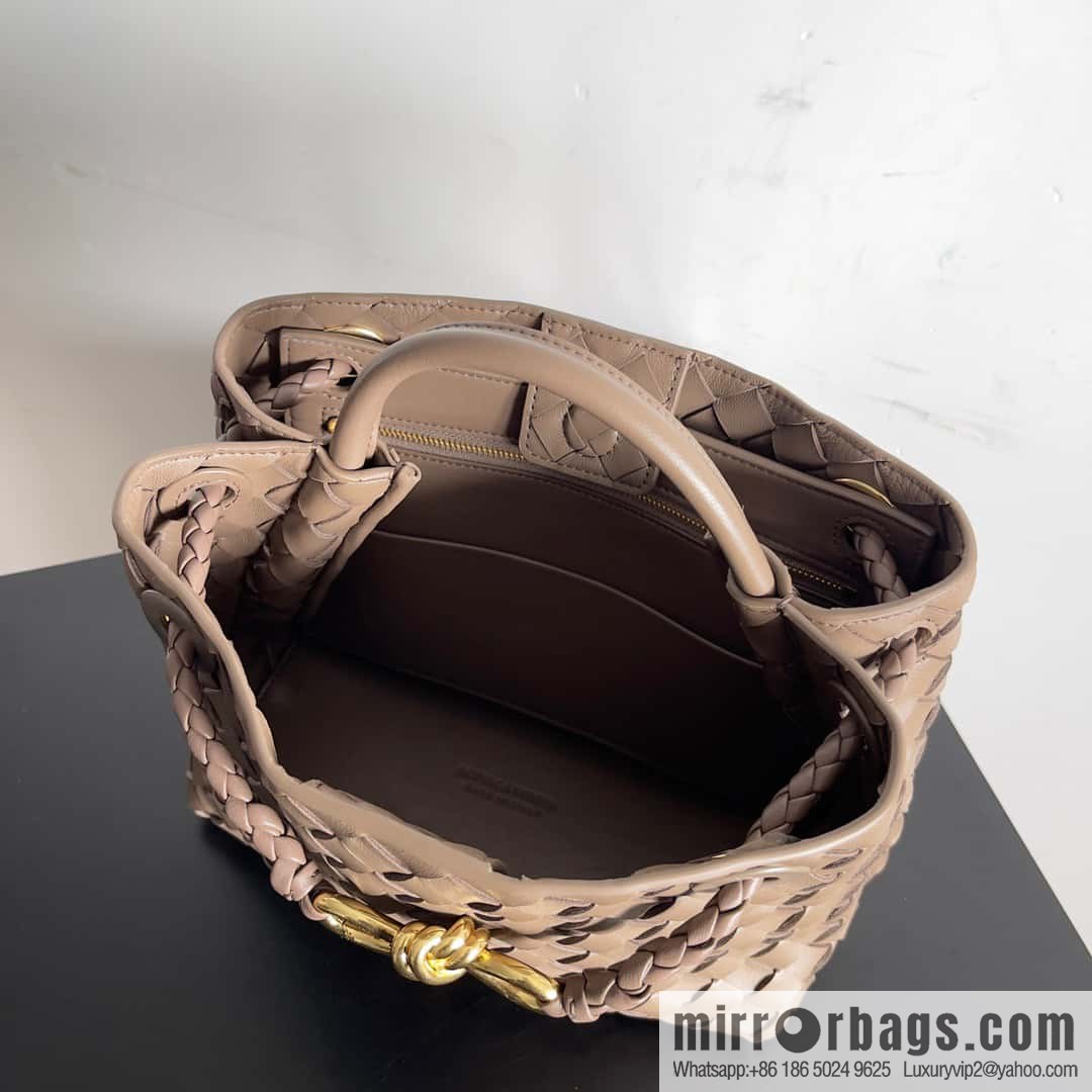 BV's 2023 new Andiamond tote bag small model number: 743568 khaki