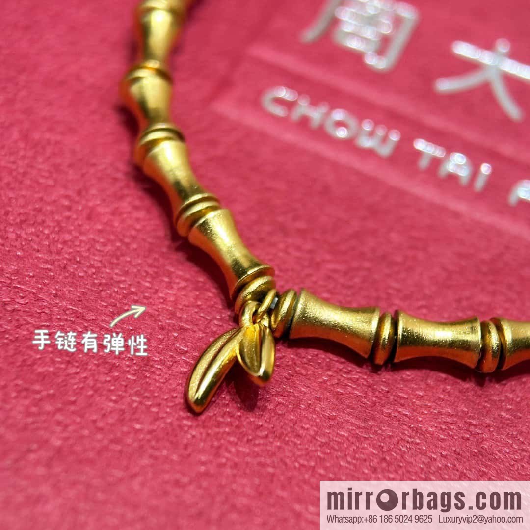 ❗️New ❗️ ☀️ Chow Tai Fook Classic Heritage Series Xiaohongshu Grass Bamboo Bracelet ☀️