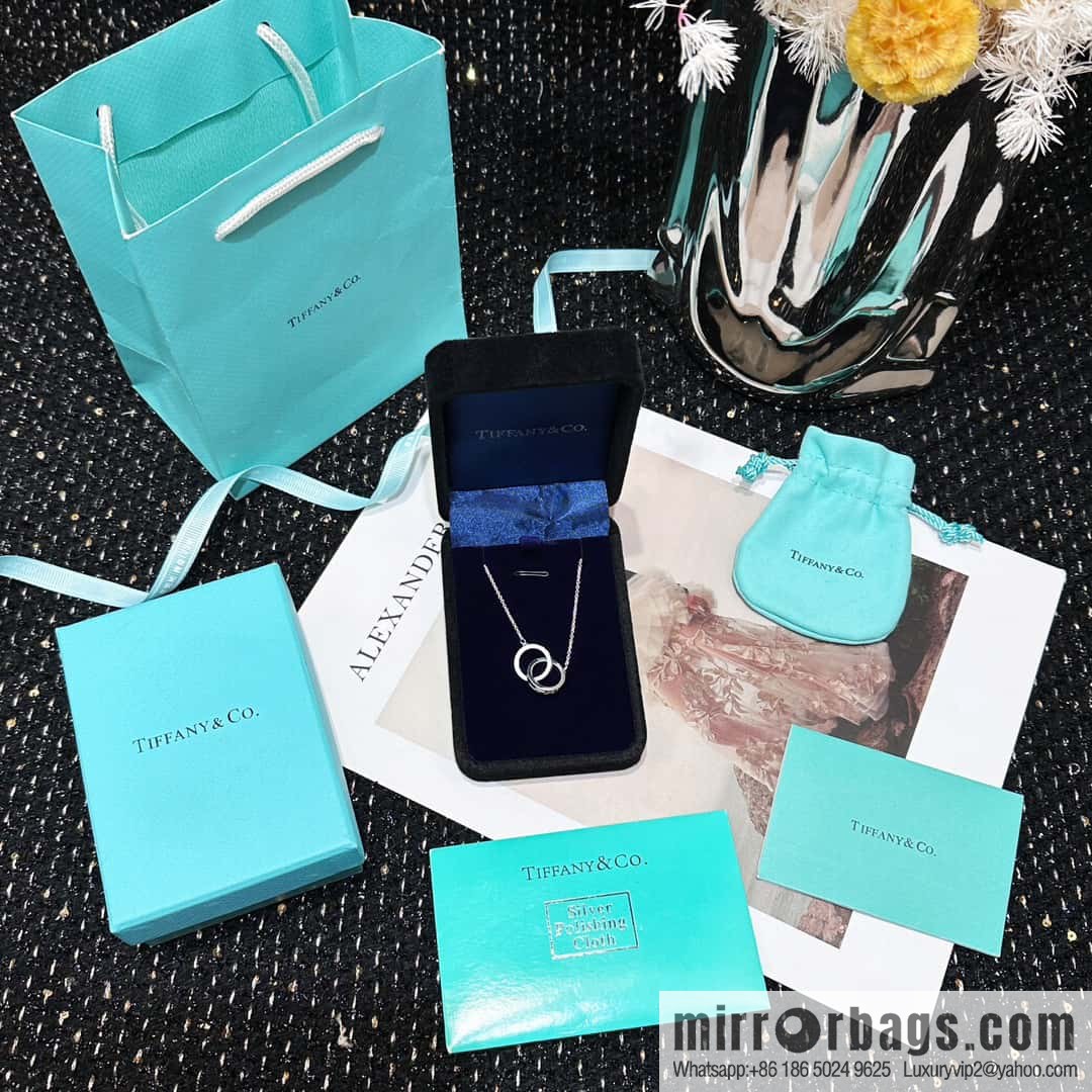 ❗️New ❗️ New ☑️ TIFFANY & Co. Double Ring Necklace