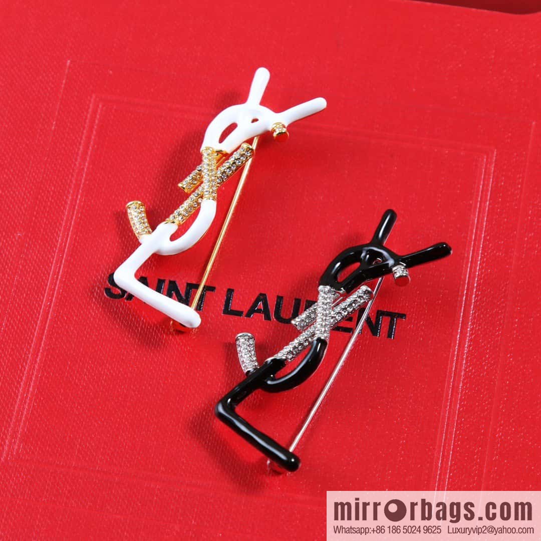 Saint Laurent YSL Brooch