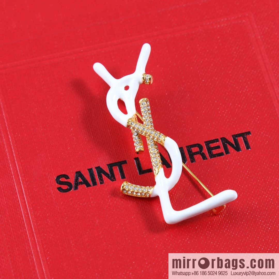 Saint Laurent YSL Brooch