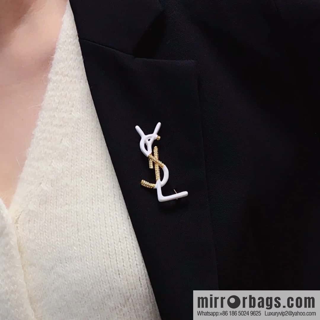 Saint Laurent YSL Brooch