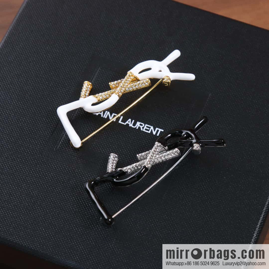 Saint Laurent YSL Brooch