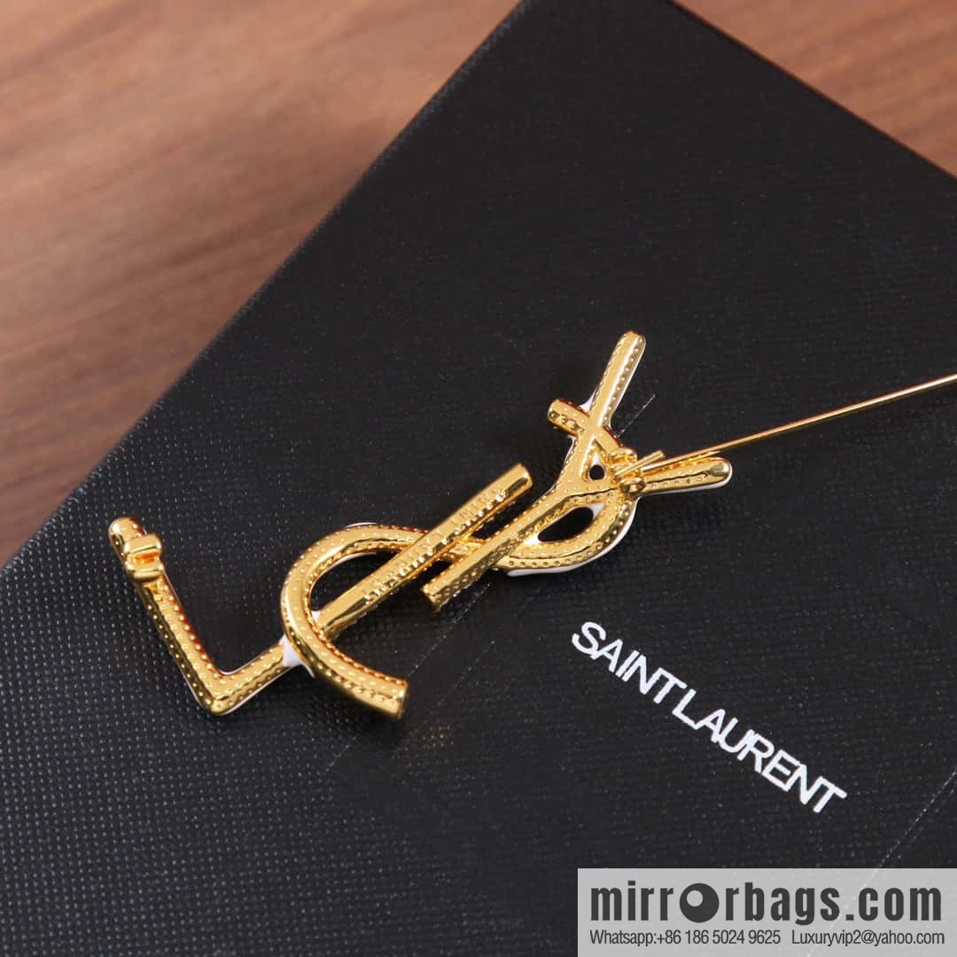 Saint Laurent YSL Brooch