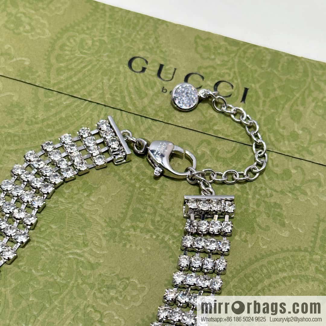 ❗️New ❗️ ☀ new Gucci Gucci G letter full diamond bracelet ☀