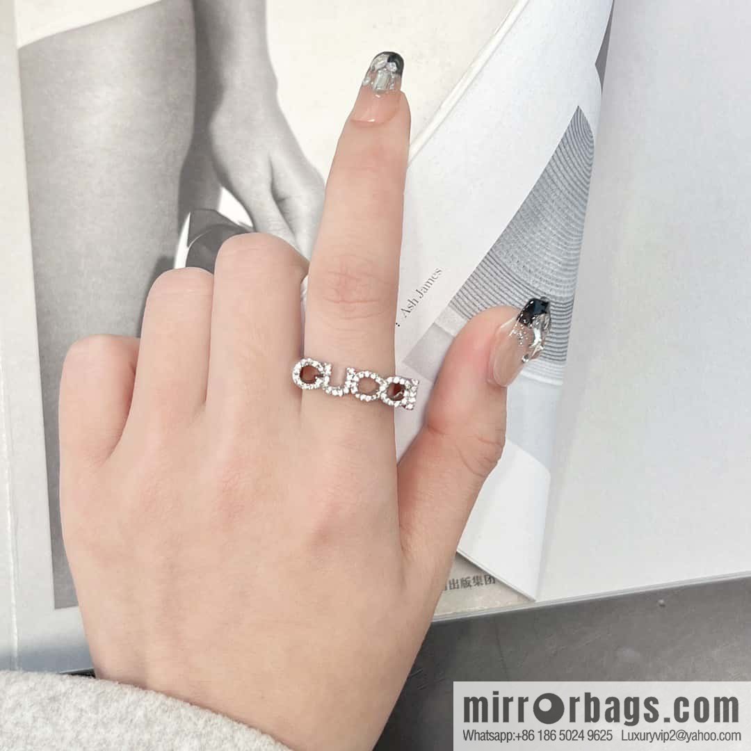 ❗️New ❗️ ☀ original order ☀ new Gucci full diamond letter ring ☀