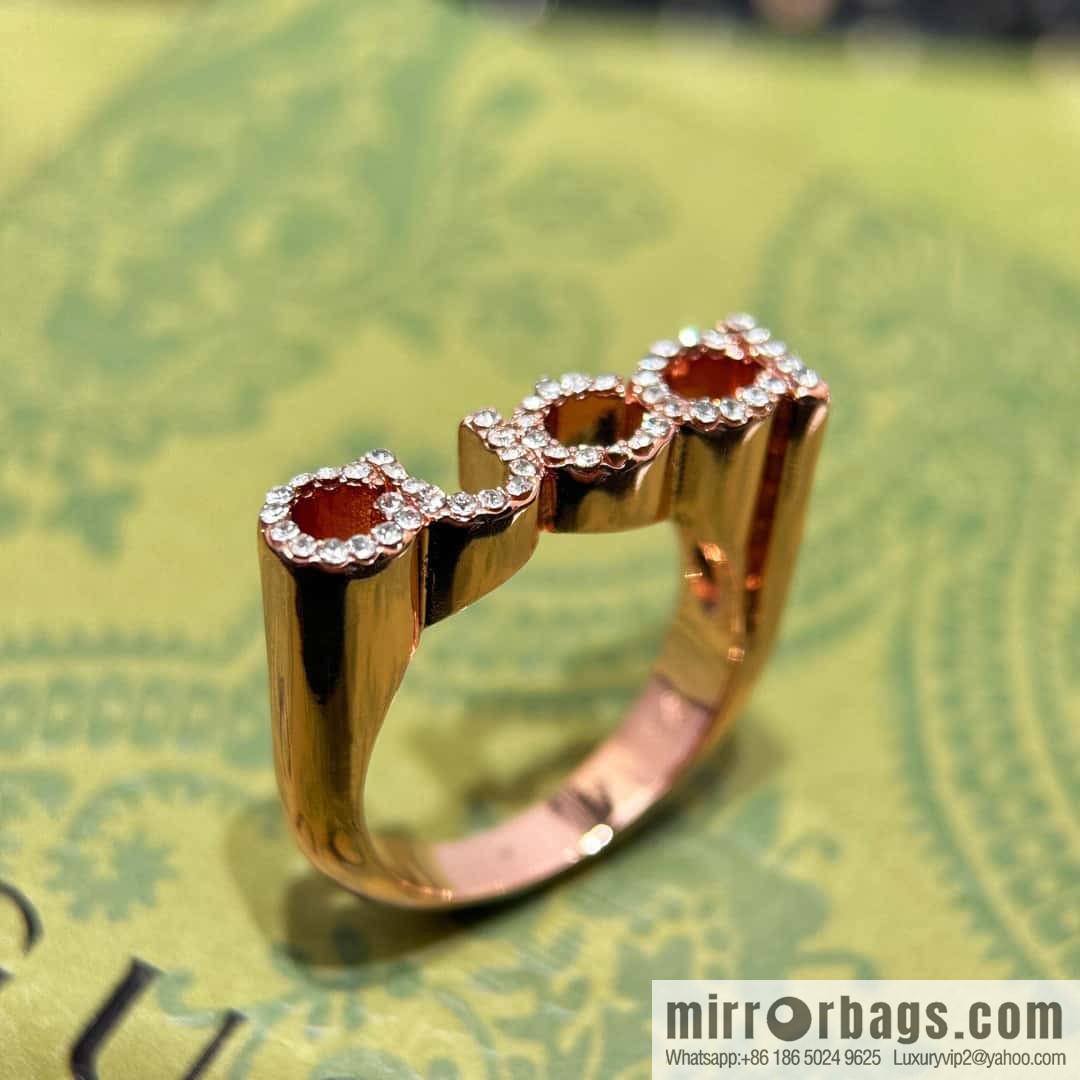 ❗️New ❗️ ☀ original order ☀ new Gucci full diamond letter ring ☀