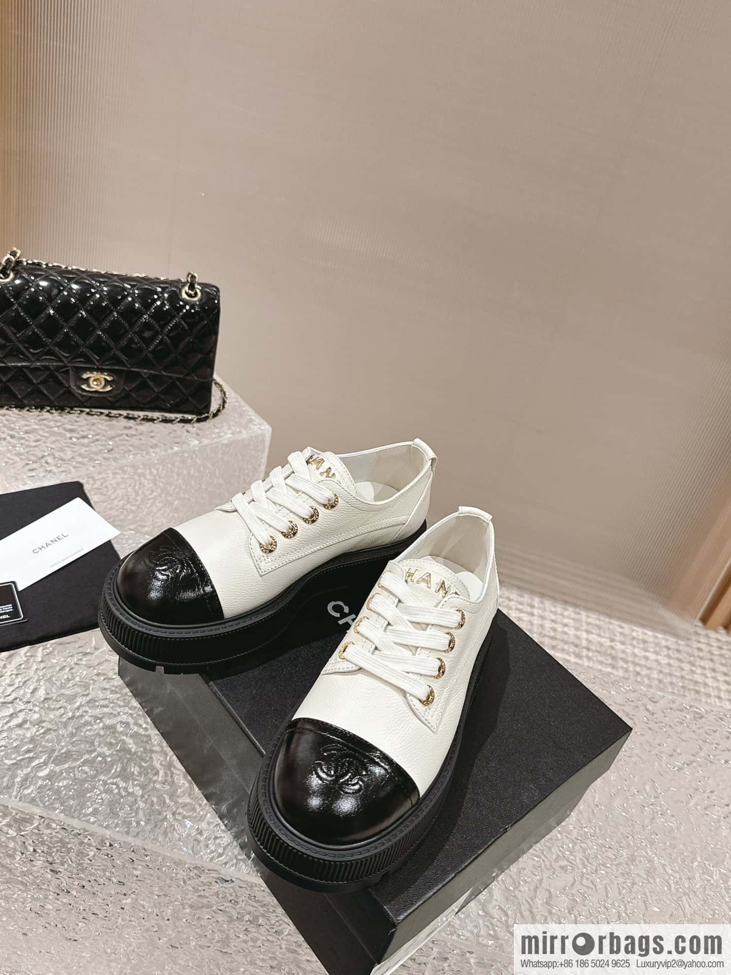 🐰🐰𝐂𝐡*𝐧𝐞𝐥 23 popular [genuine grade] version of the coolest short boots, locomotive boots, loafers