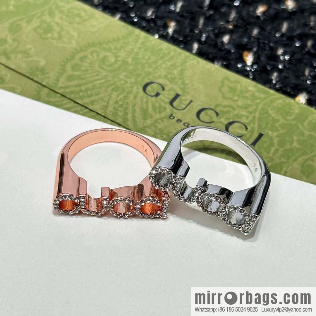 ❗️New ❗️ ☀ original order ☀ new Gucci full diamond letter ring ☀