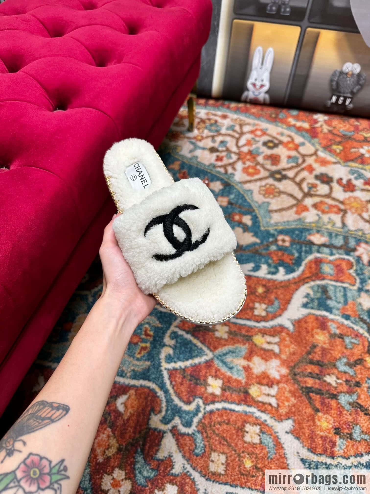 🐰🐰𝐂𝐇𝐀𝐍𝐄𝐋 23 autumn and winter new Mao Mao word drag