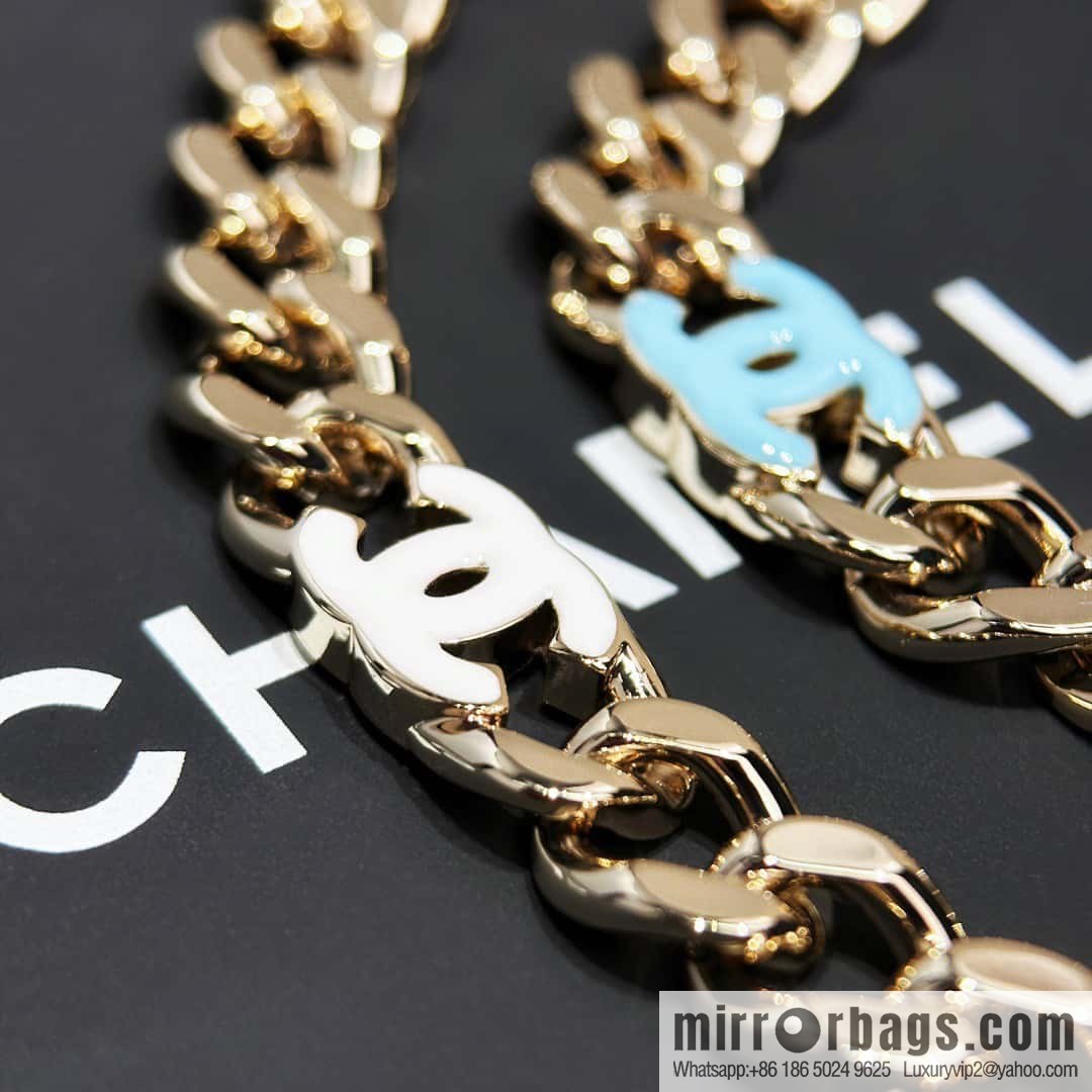 ❗️New ❗️ Chanel Necklace ☀️ Original Order ☀️ New ☑️ Chanel Color Double C Necklace Necklace ☀️