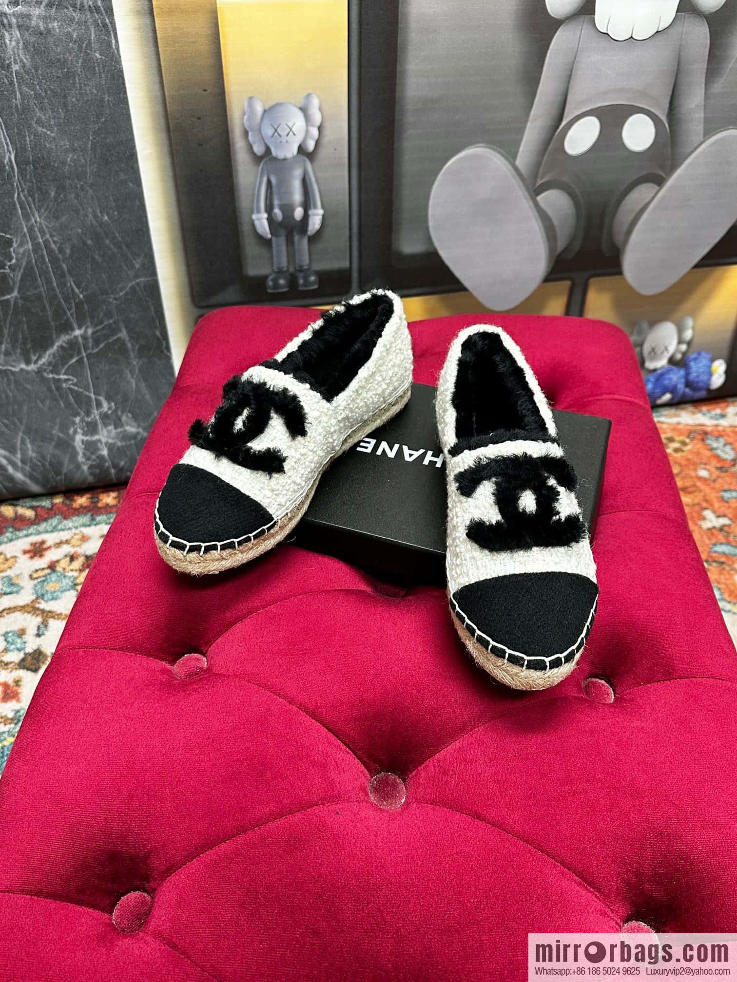 🐰🐰CHANEL 2023 autumn and winter new fisherman shoes loafers, top version
