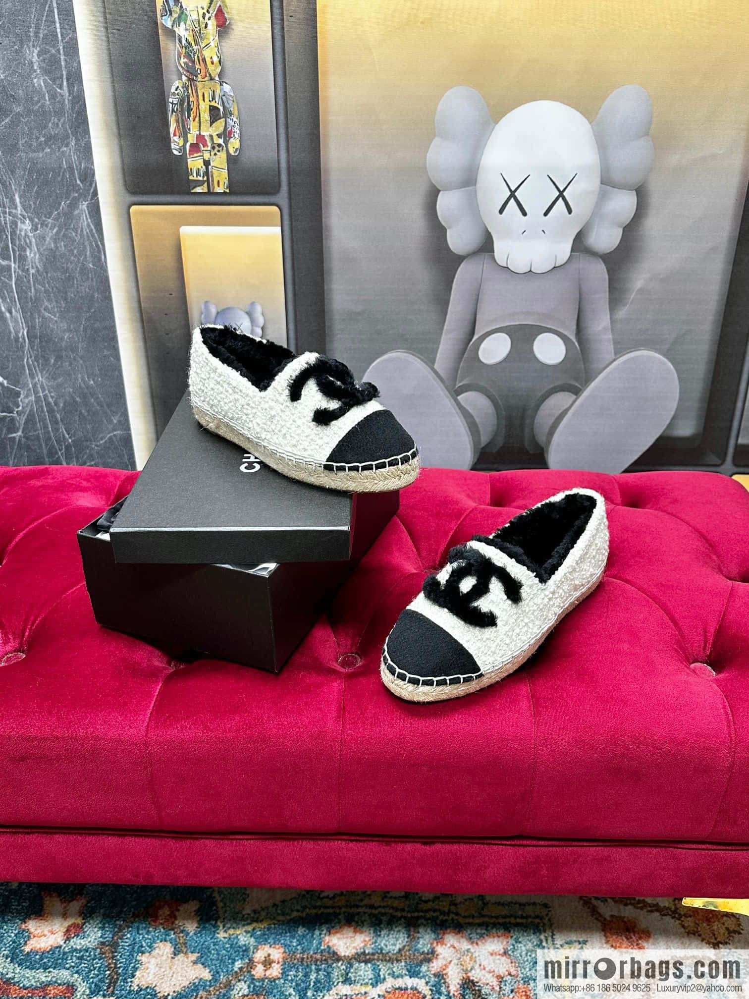 🐰🐰CHANEL 2023 autumn and winter new fisherman shoes loafers, top version