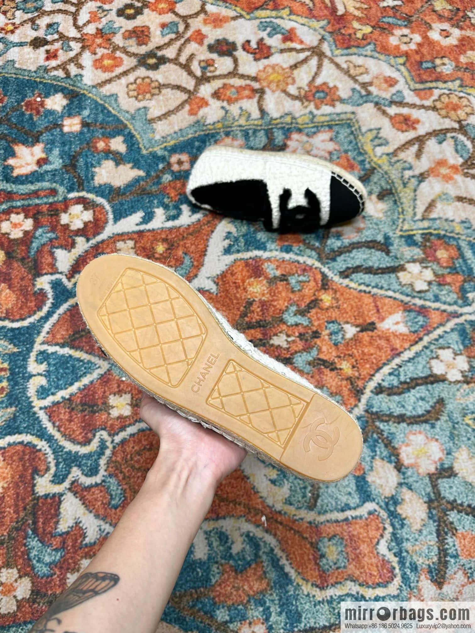 🐰🐰CHANEL 2023 autumn and winter new fisherman shoes loafers, top version