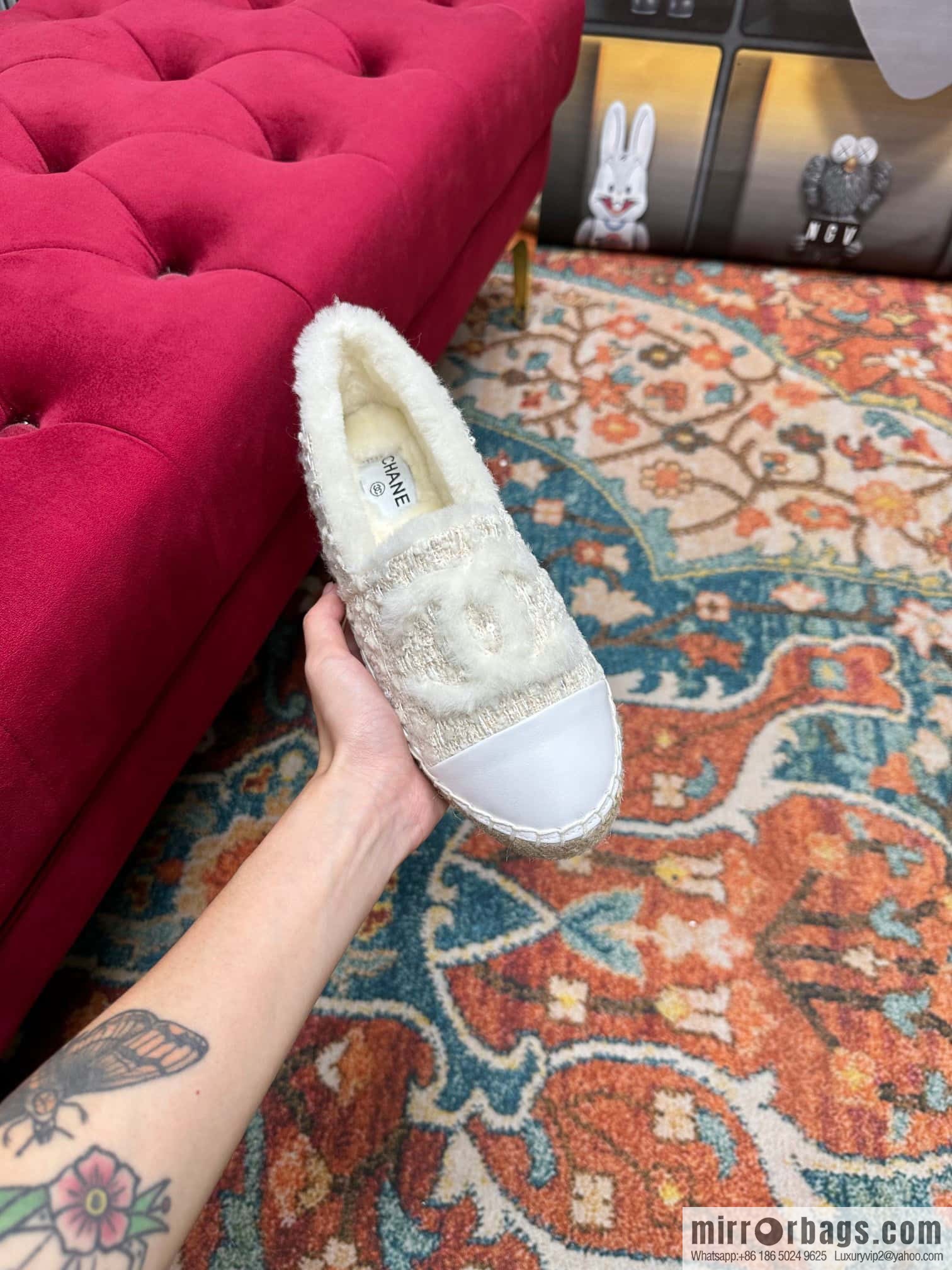 🐰🐰CHANEL 2023 autumn and winter new fisherman shoes loafers, top version