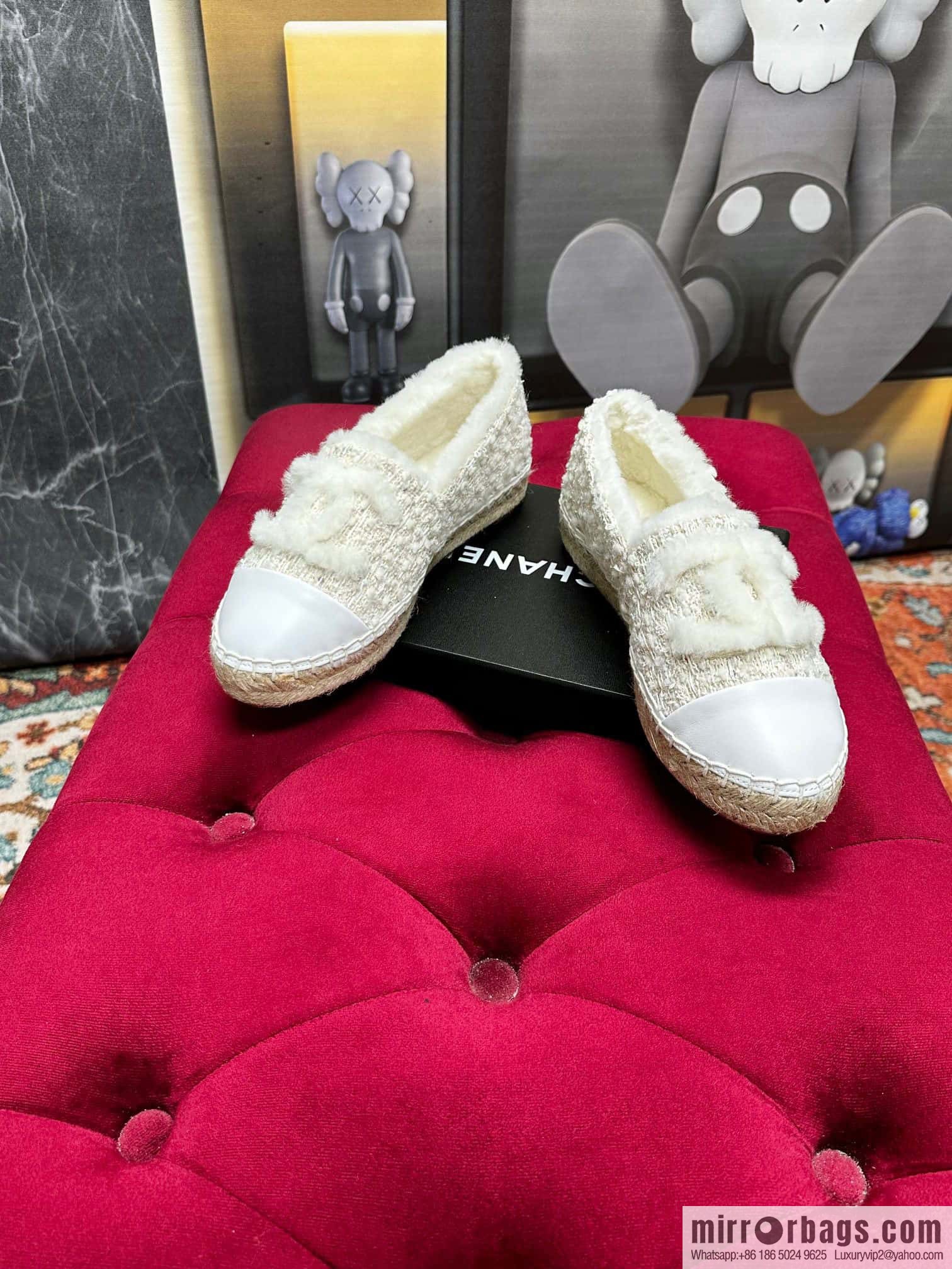 🐰🐰CHANEL 2023 autumn and winter new fisherman shoes loafers, top version