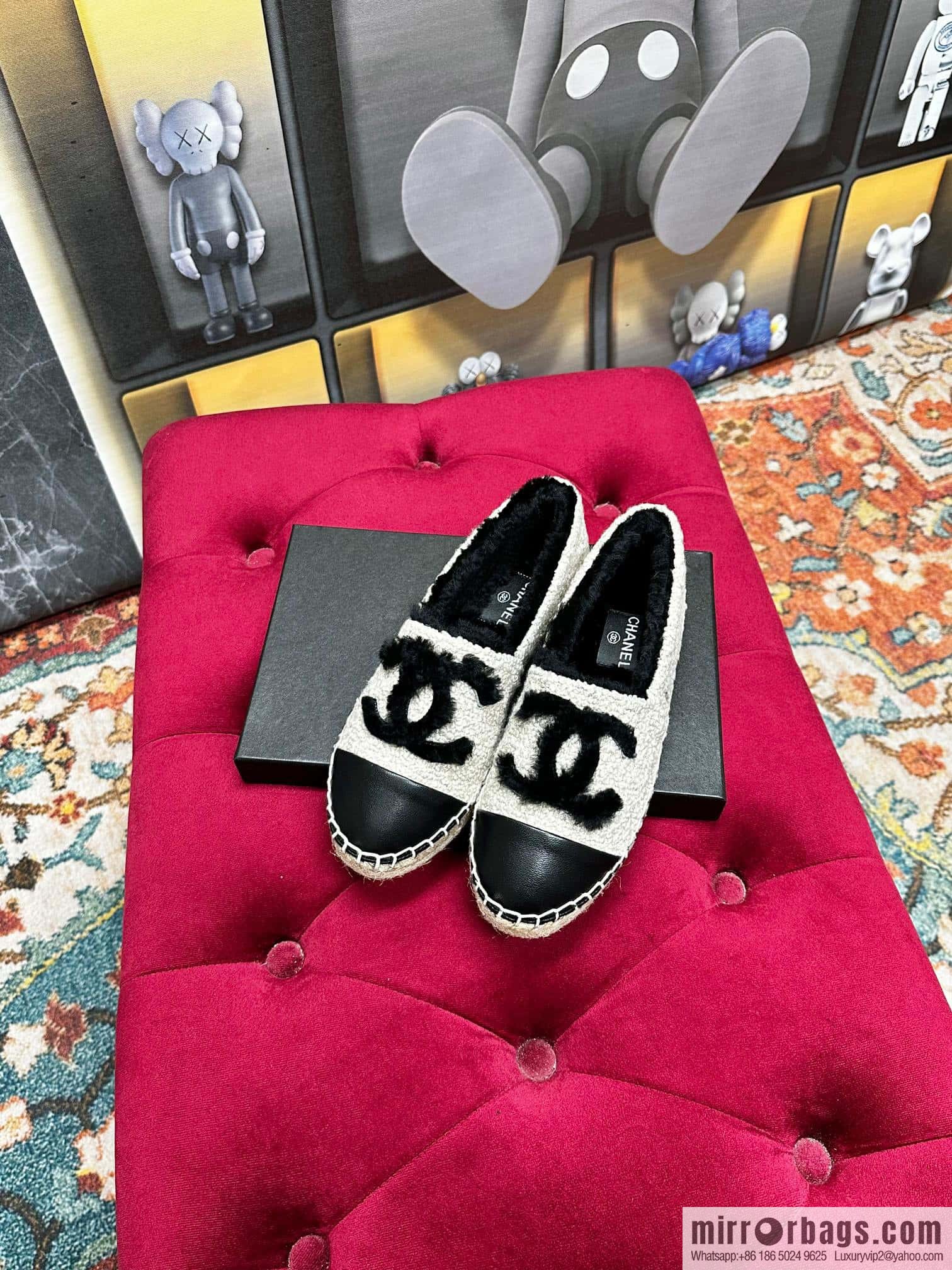 🐰🐰CHANEL 2023 autumn and winter new fisherman shoes loafers, top version