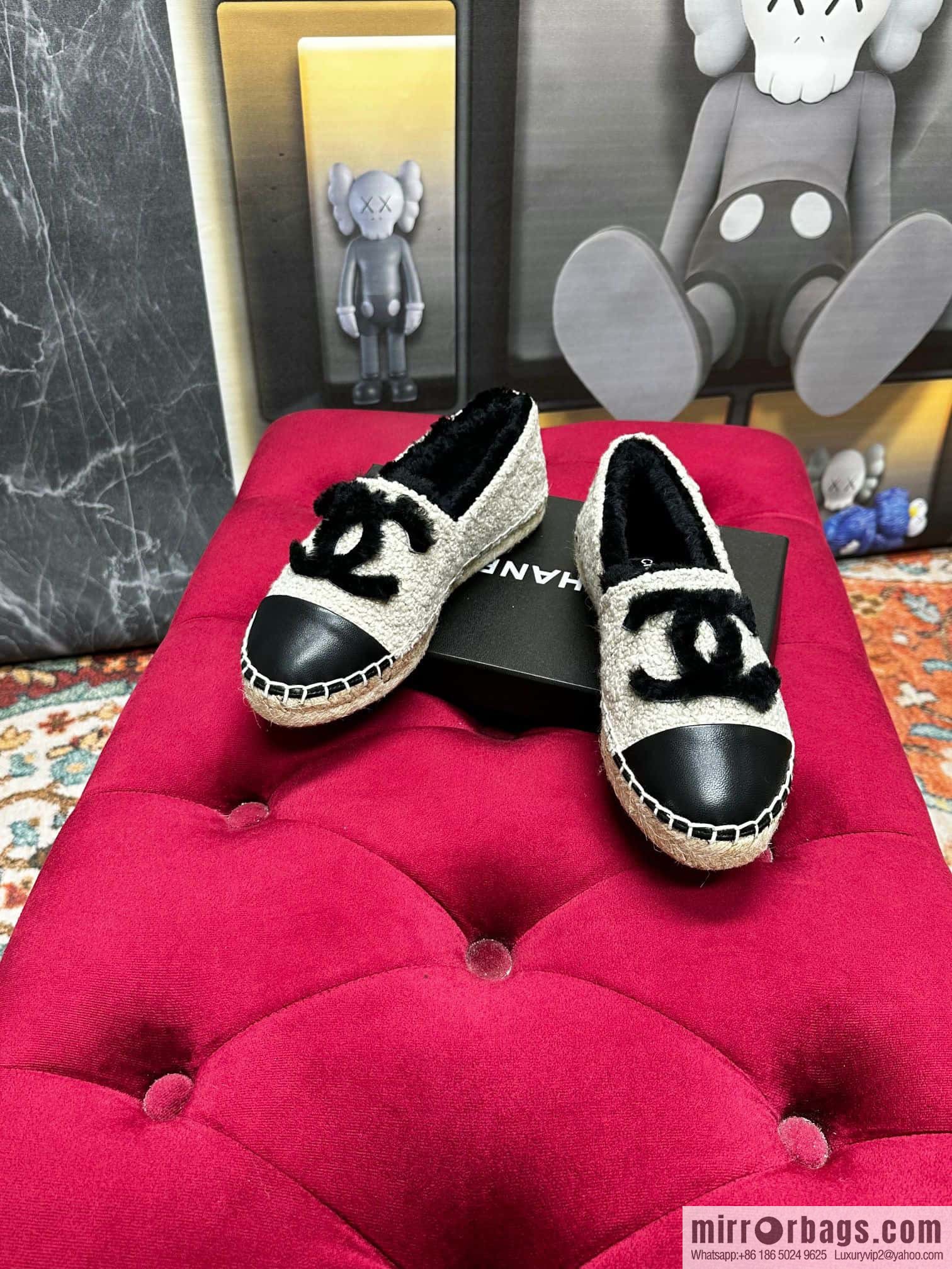 🐰🐰CHANEL 2023 autumn and winter new fisherman shoes loafers, top version