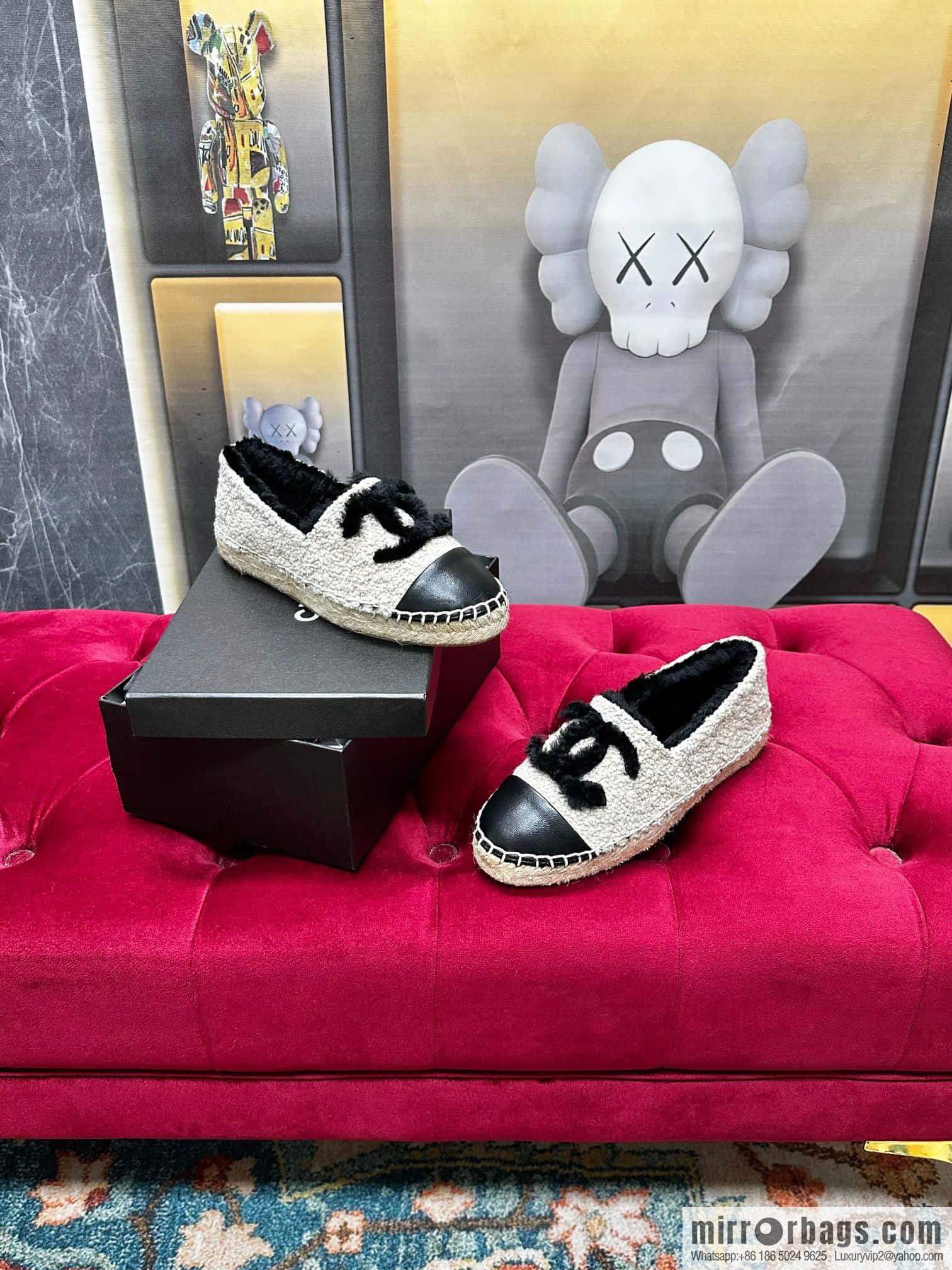🐰🐰CHANEL 2023 autumn and winter new fisherman shoes loafers, top version