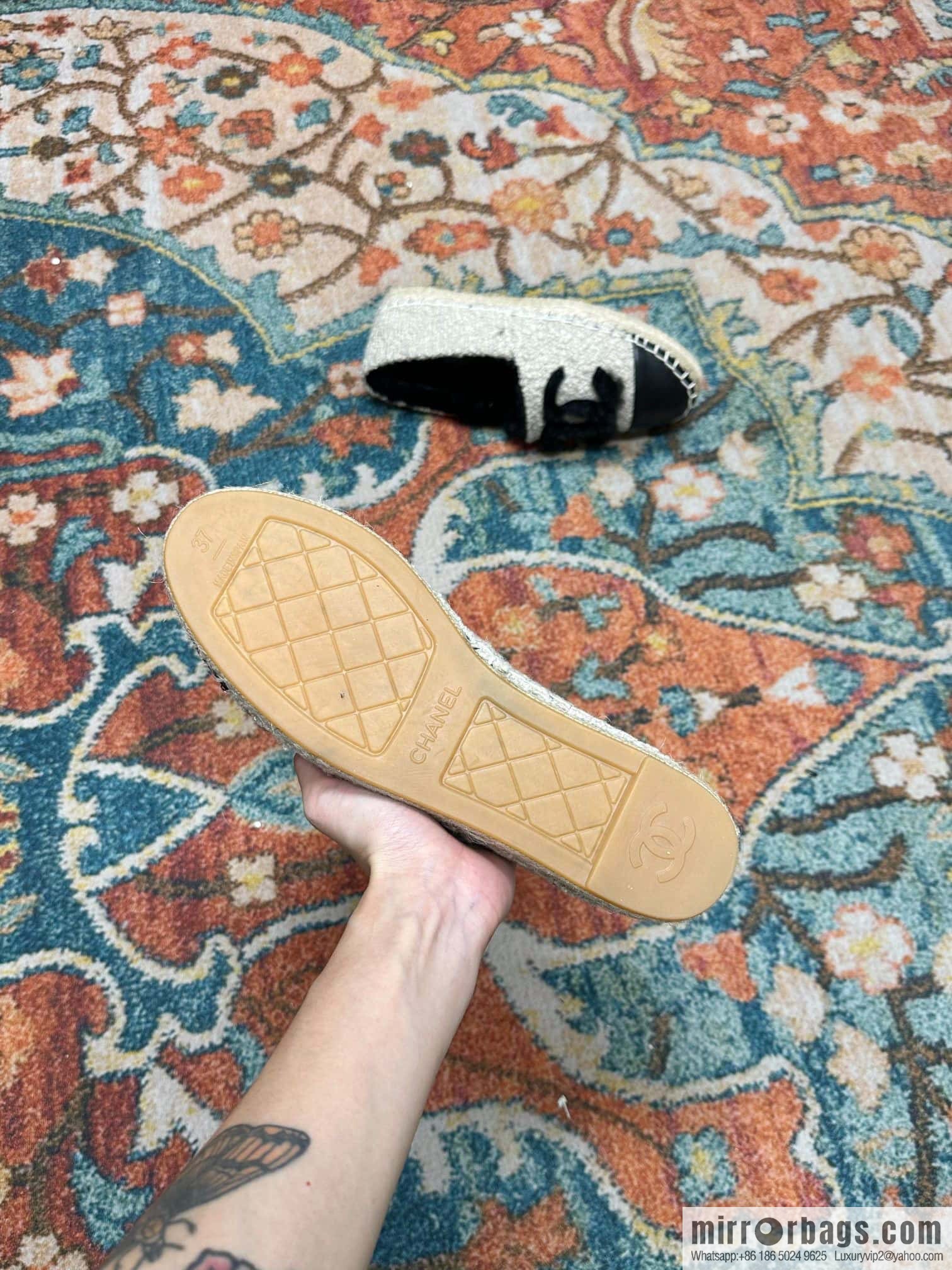 🐰🐰CHANEL 2023 autumn and winter new fisherman shoes loafers, top version
