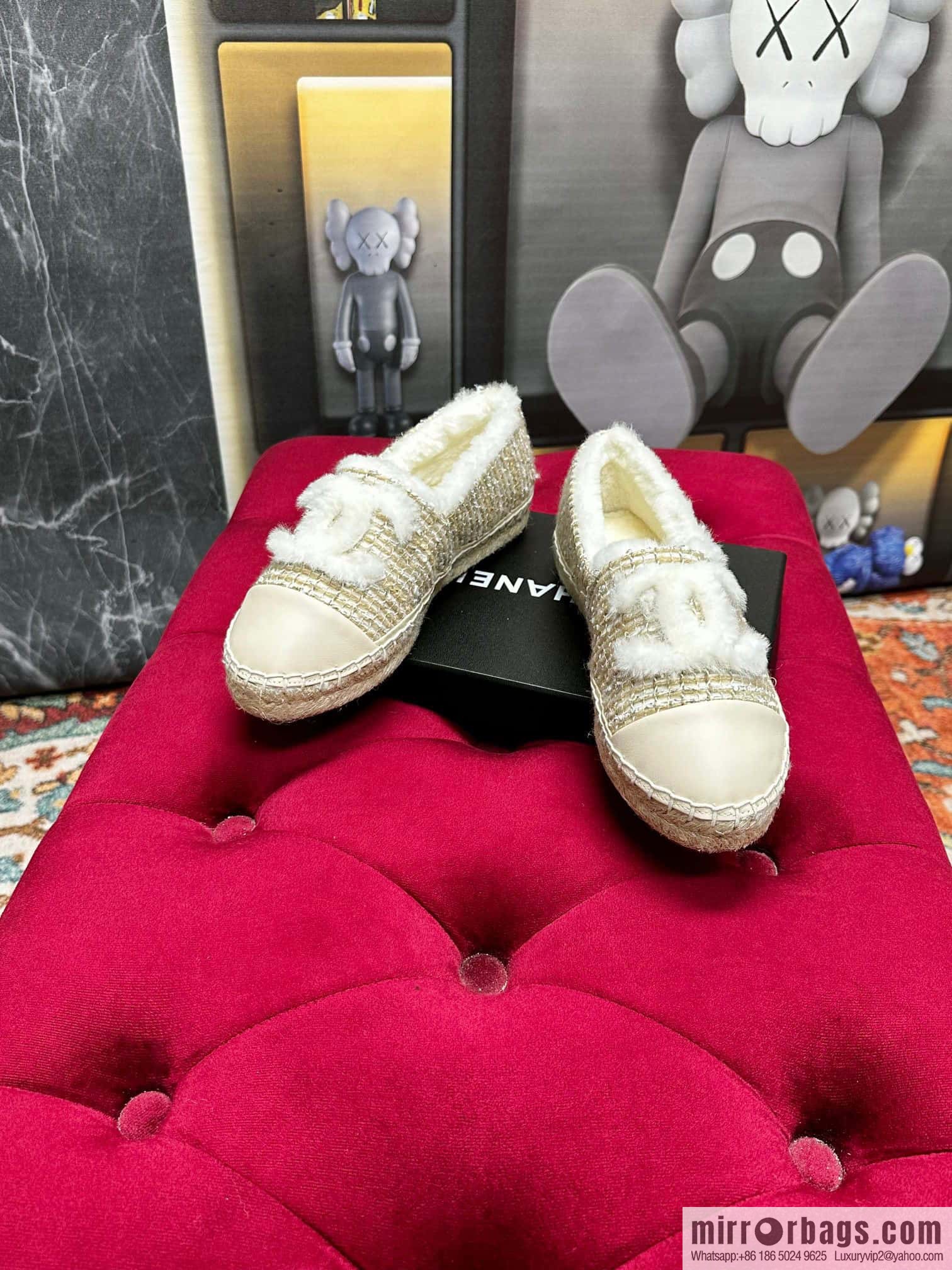 🐰🐰CHANEL 2023 autumn and winter new fisherman shoes loafers, top version