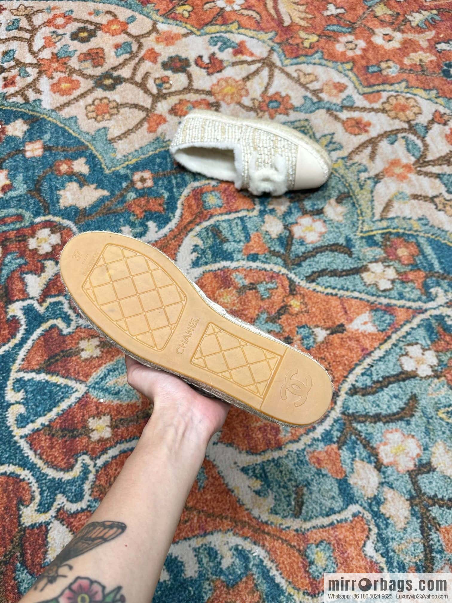 🐰🐰CHANEL 2023 autumn and winter new fisherman shoes loafers, top version