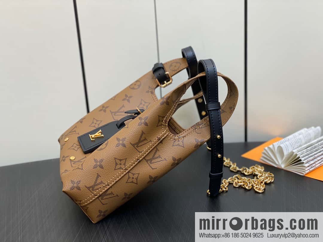 [Boutique‑grade] M46816 day lily basket series Atlantis BB handbag