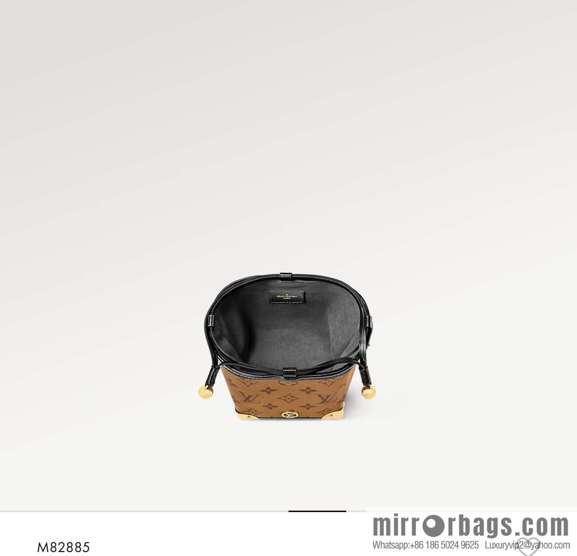 [Boutique‑grade] M82885 yellow flower mini bucket bag siu mai bag series Online Only handbag M82885 yellow flower (siu mai bag)