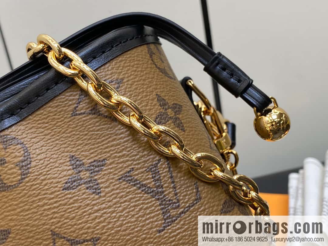 [Boutique‑grade] M82885 yellow flower mini bucket bag siu mai bag series Online Only handbag M82885 yellow flower (siu mai bag)
