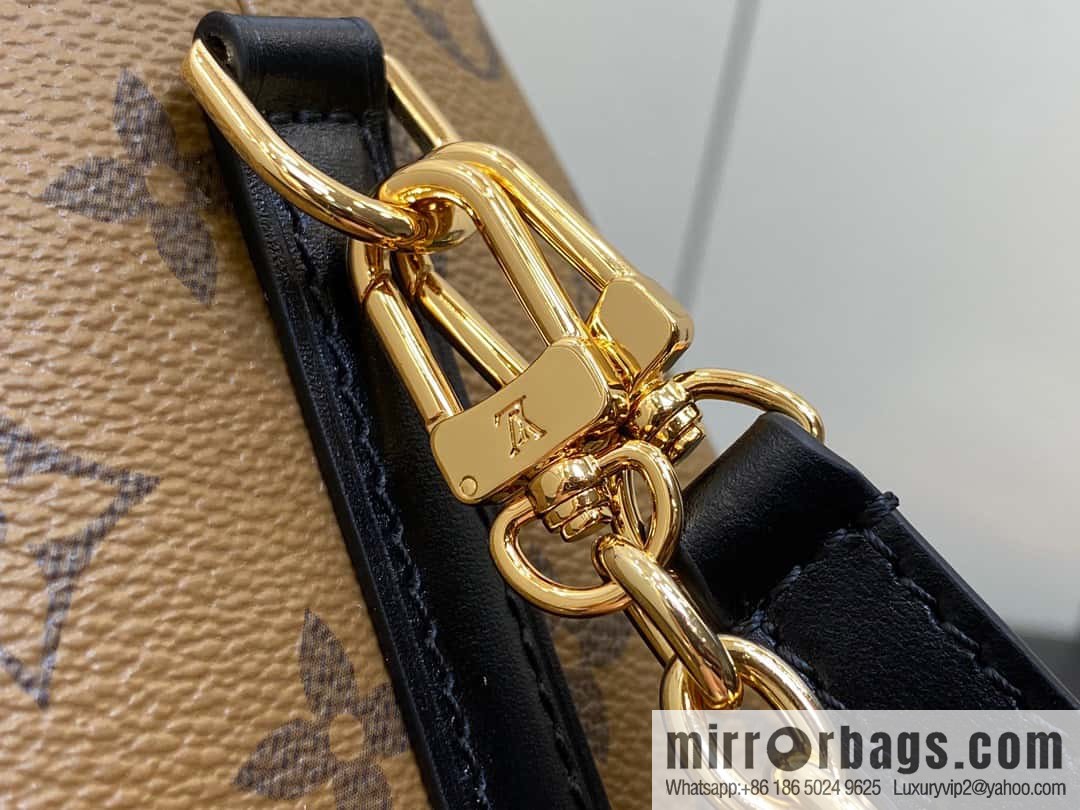[Boutique‑grade] M82885 yellow flower mini bucket bag siu mai bag series Online Only handbag M82885 yellow flower (siu mai bag)