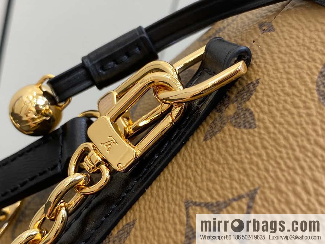 [Boutique‑grade] M82885 yellow flower mini bucket bag siu mai bag series Online Only handbag M82885 yellow flower (siu mai bag)
