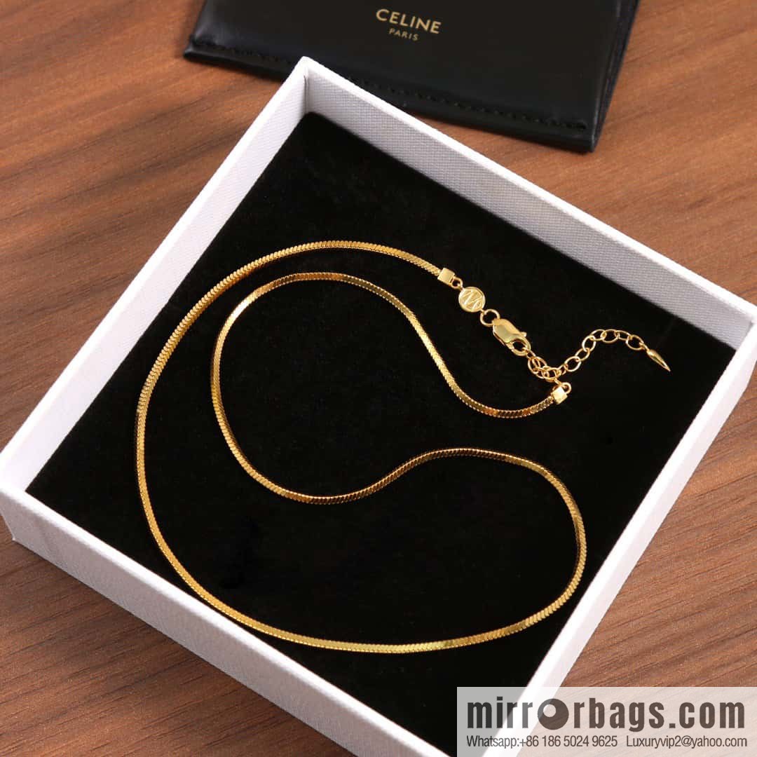 ❗️New ❗️ ☀️ New ☑️ Celine snake bone chain necklace ☀️