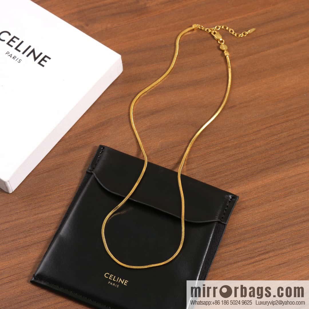 ❗️New ❗️ ☀️ New ☑️ Celine snake bone chain necklace ☀️